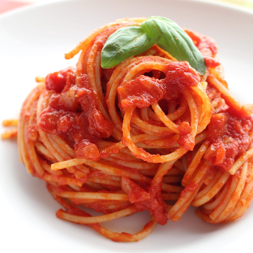 愛されるイタリア定番トマトソースパスタ「スパゲッティ・アル・ポモドーロ」