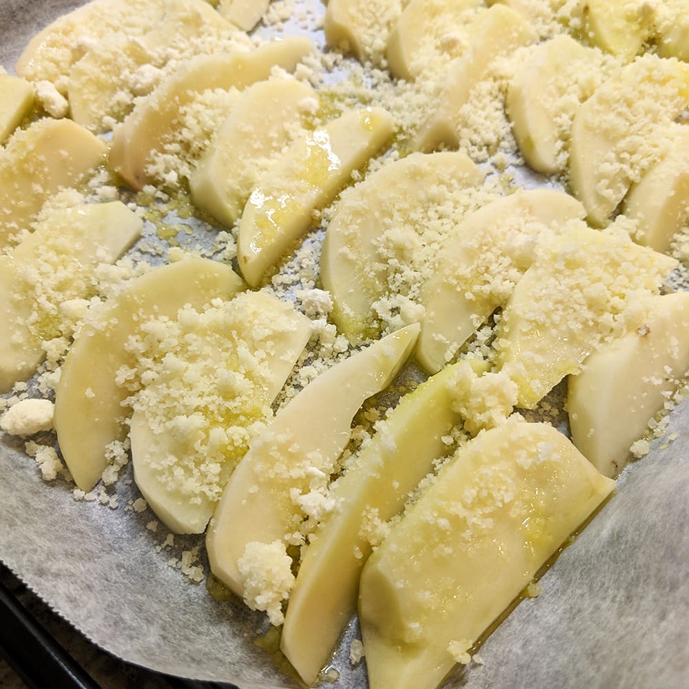 イタリア風ペコリーノチーズポテトのオーブン焼きレシピ・ステップ2
