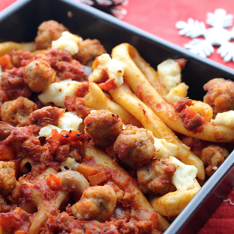 ジェノヴァのクリスマスパスタ「ナタリーニ」とクリスマスリースのピッツァ「ギルランダ」