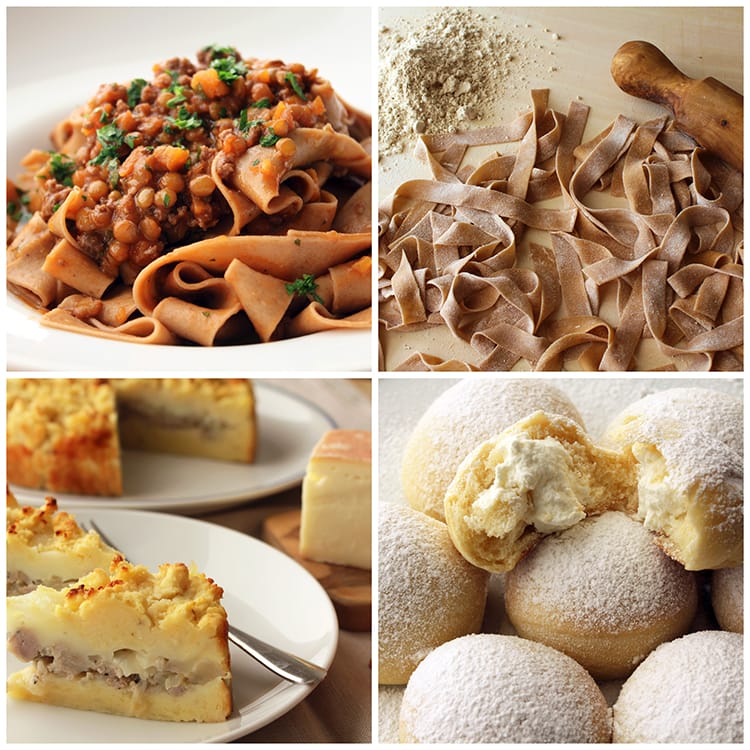 【PDFレシピ】栗粉のパッパルデッレと新年を祝うレンズ豆のラグーソース