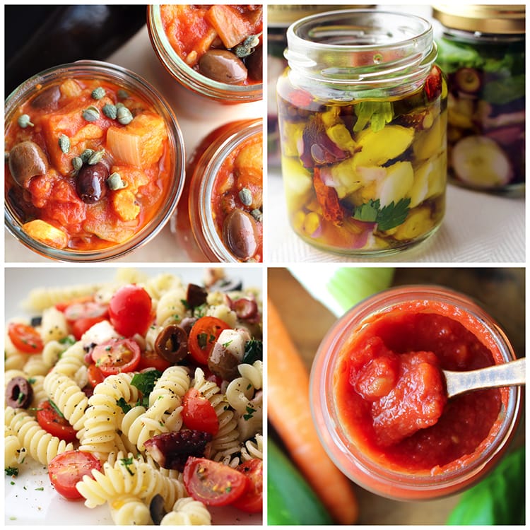 【PDFレシピ】夏野菜で作るカポナータやオイル漬のイタリアン作りおき