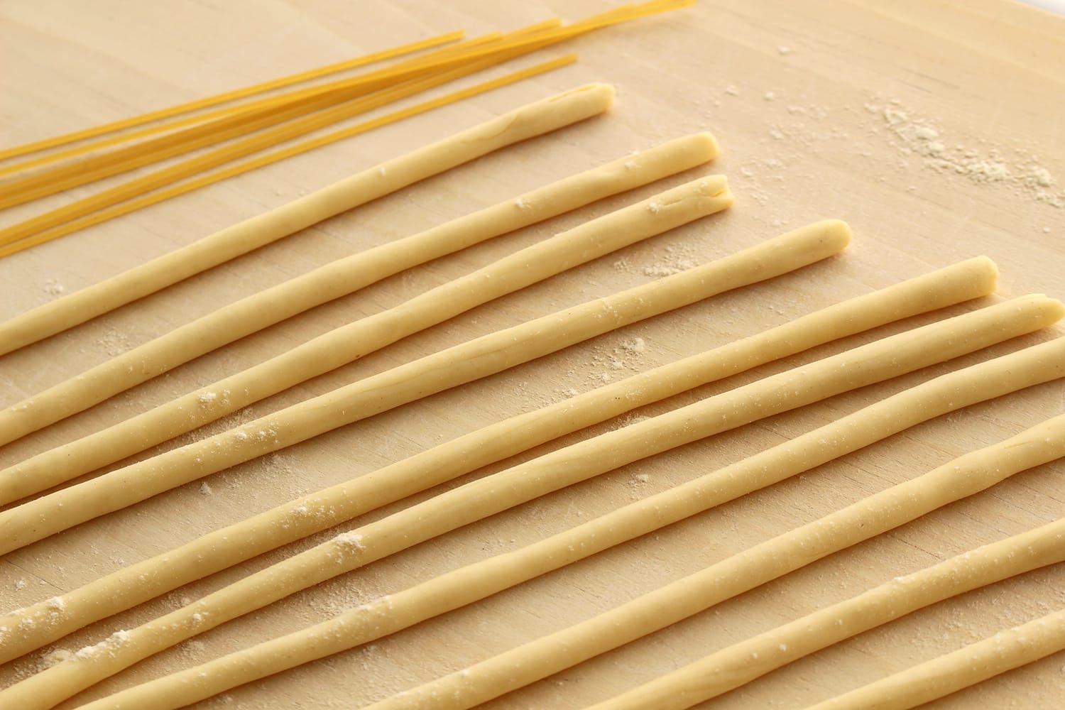 ローマの手打ちパスタ「ペルチャテッリ」