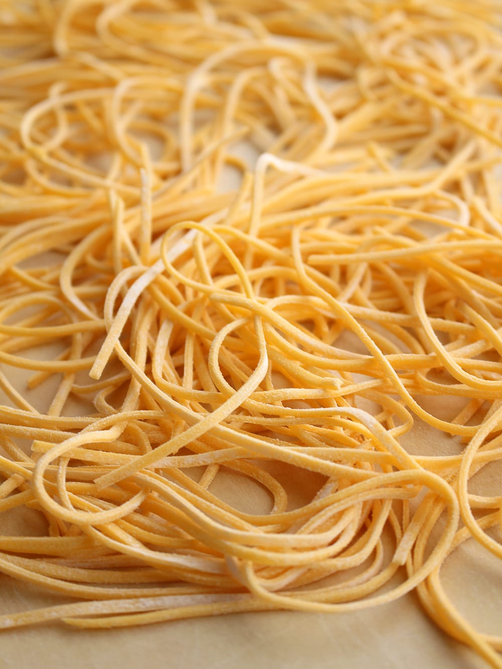 黄金色の手打ちパスタ「タヤリン」