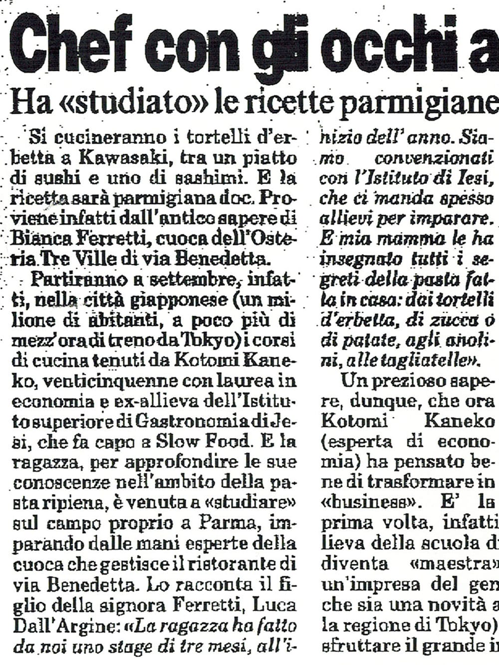 Gazzetta di Parma 2005.08.23