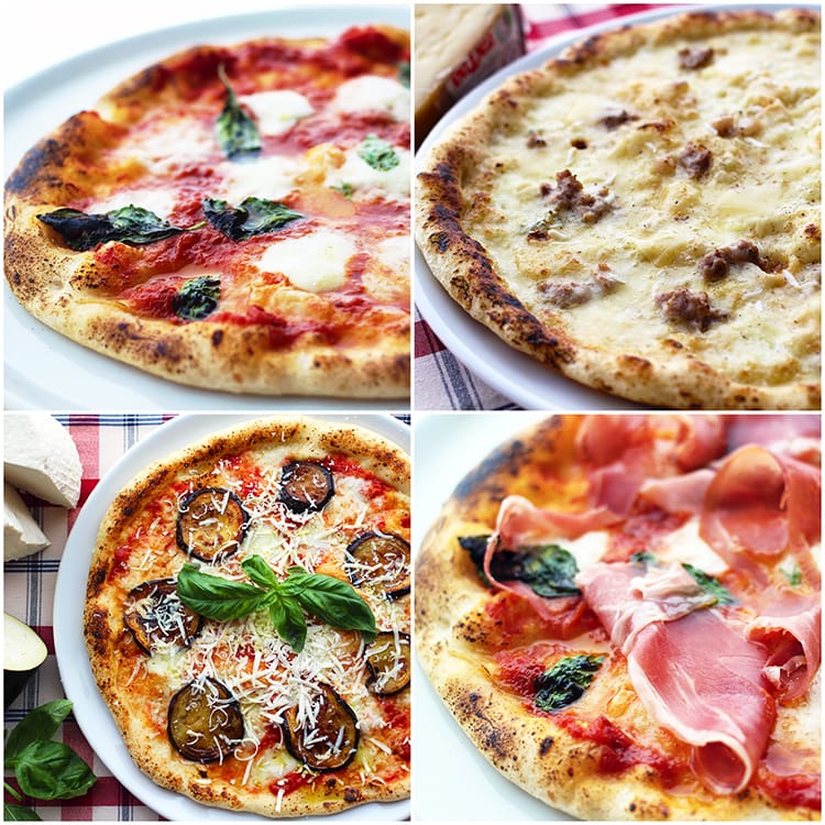 4色手作りピッツァ食べ比べセット「ピザ・パーティー」